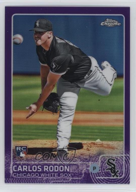2015 Topps Chrome Purple Refractor 145/250 Carlos Rodon #90 09gd