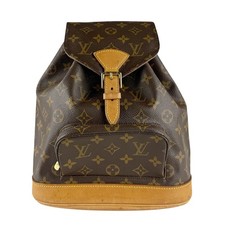 Zaino originale LOUIS VUITTON Monogram Montsouris MM marrone M51136 - z8659