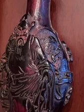 chinese antique hand carved snuff bottle beautiful workmanship