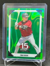 2025 Leaf 15th NSCC National 1991 CRAIG BIGGIO Green Lava #2/6