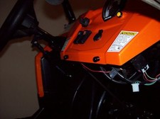 Polaris RZR Black Powder Coated Alum Dash / Map Lights USA MADE