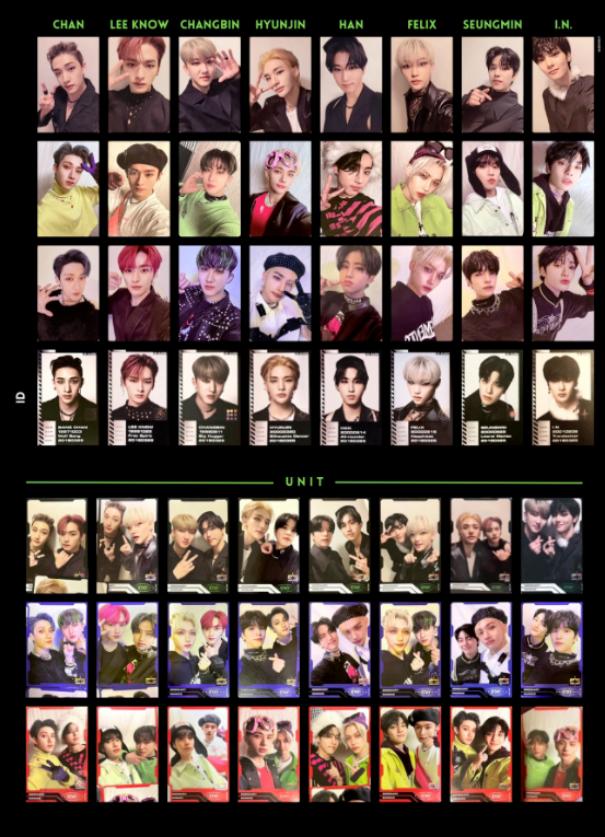STRAY KIDS SKZ ODDINARY MANIAC TRADING PHOTO CARD ID CARD STRAY KIDS SKZ ODDINARY MANIAC TRADING PHOTO CARD ID CARD