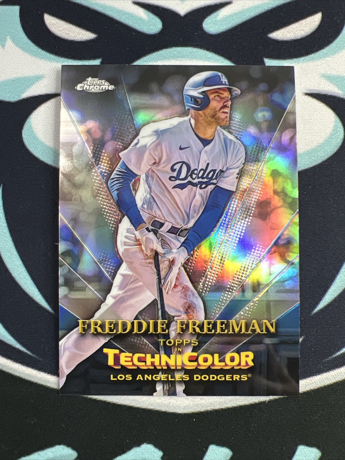 2023 Topps Chrome Freddie Freeman Technicolor Los Angeles Dodgers #TF-16