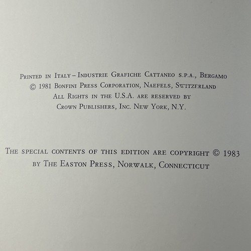 Pascin, Gaston Diehl, Leather, 1st Ed., Easton Press, Slipcase, Collectors Ed. - Picture 11 of 24