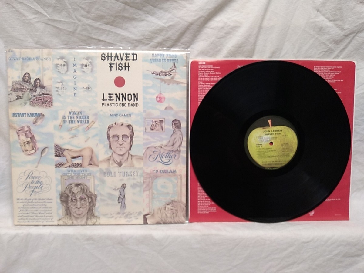 John Lennon / Plastic Ono Band Shaved Fish Vinyl LP Apple Records