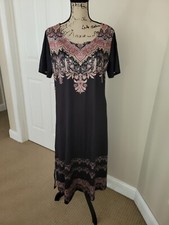 Black Long Maxi Dress XL 12