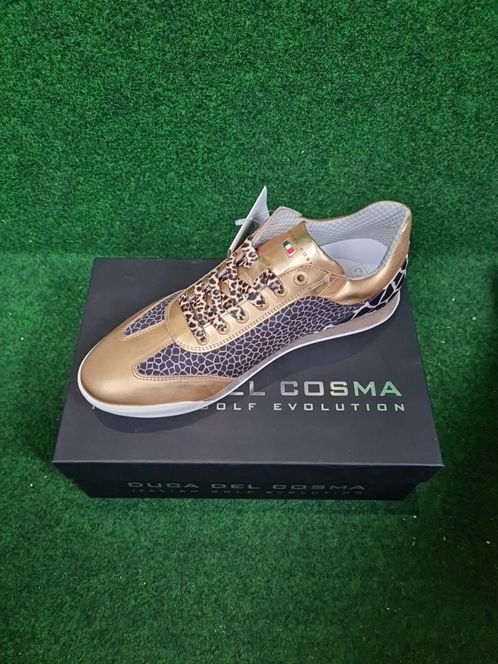 DUCA DEL COSMA Marquessa Animal Gold Golfschuh - Damen (Animal / Gold / EU 41) - Bild 2 von 4