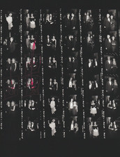 Feuille photo contact et négatifs Farrah Fawcett Channing Nathan Lane Cronkite