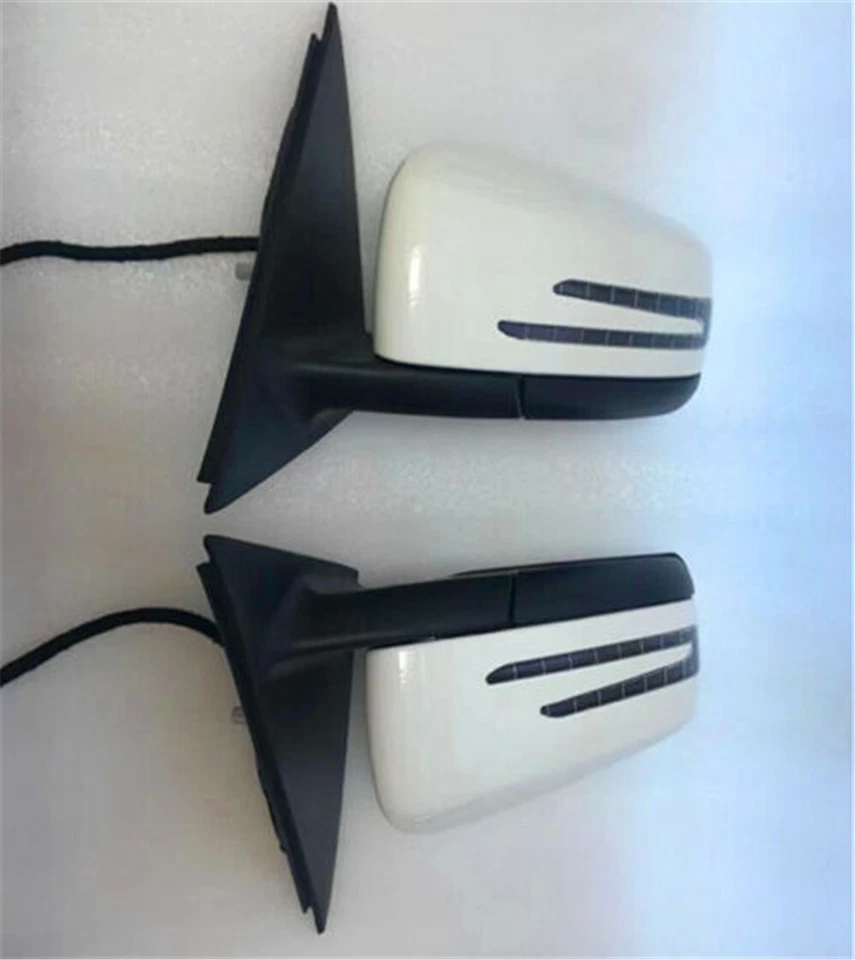 Conjunto de espelho retrovisor GLK para Mercedes Benz X204 GLK350 GLK250 GLK300 branco 2 peças - Imagem 2 de 4