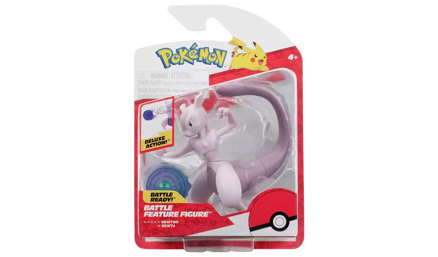 Pokémon Mewtwo Deluxe Battle Ready Action Figure 2024 New Toy