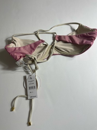 Evie Underwire Bralette Bikini Top Pink New PQ Swim Brand Size L MSRP$88 - 第 4/9 張圖片