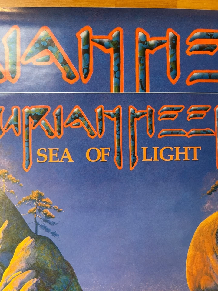 Póster promocional original de Uriah Heep/Mar de luz 1995 Japón A2 16x23 pulgadas 420x594 mm Foto 3 de 4