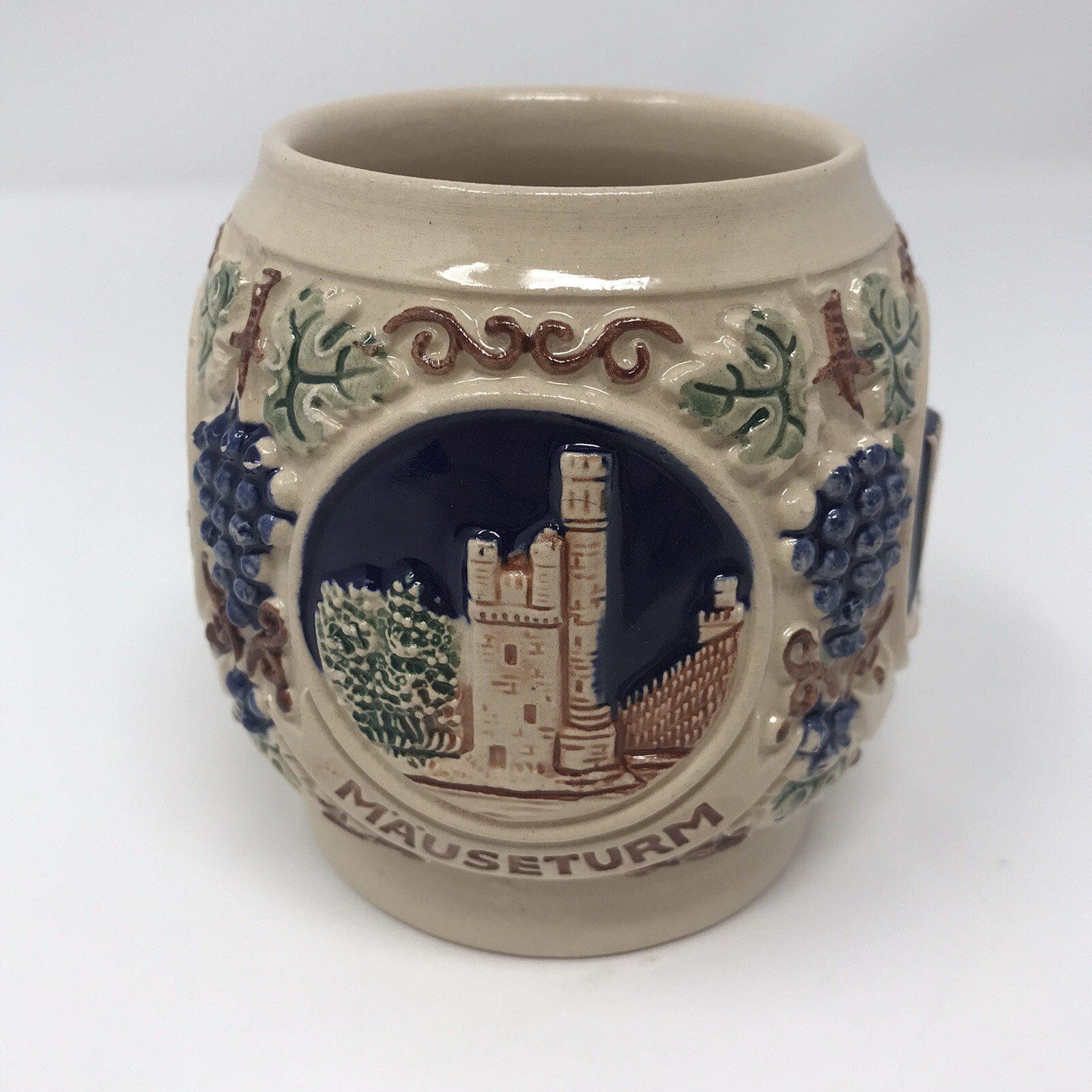 Gerzit Gerz Original Vintage Wine Glass Mug Cup 3.75” Ruine Maus Mauseturm