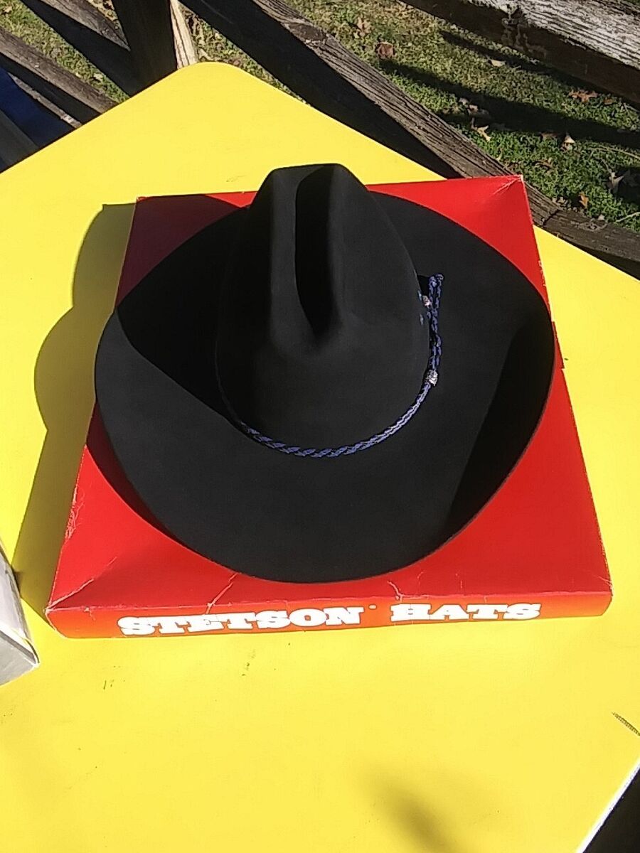vintage STETSON cowboy hat BEAVER 4X black 7-3/8 59 XXXX | eBay vintage STETSON cowboy hat BEAVER 4X black 7-3/8 59 XXXX | eBay