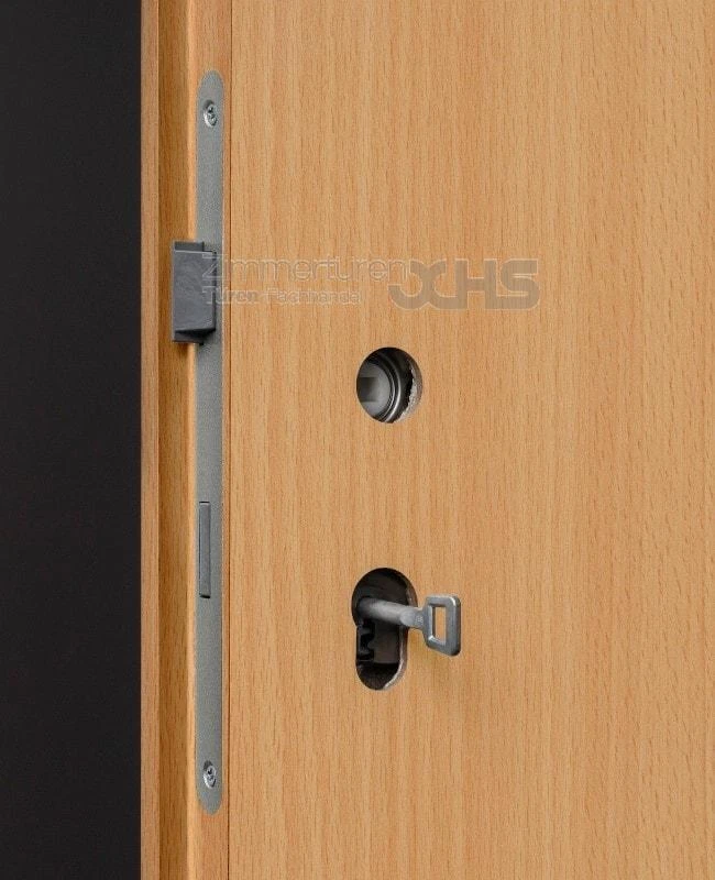 Komplettangebot Zimmertür Innentür Zarge CPL Buche Designkante - Bild 4 von 4