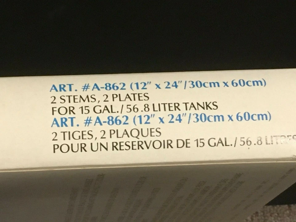 Filtro de aquário HAGEN Undergravel Fish compatível com 15 galões. NOVO ANTIGO FRETE GRÁTIS EM ESTOQUE - Imagem 3 de 4