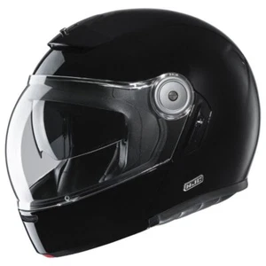 HJC V90 Motorcycle Flip Front Helmet Black