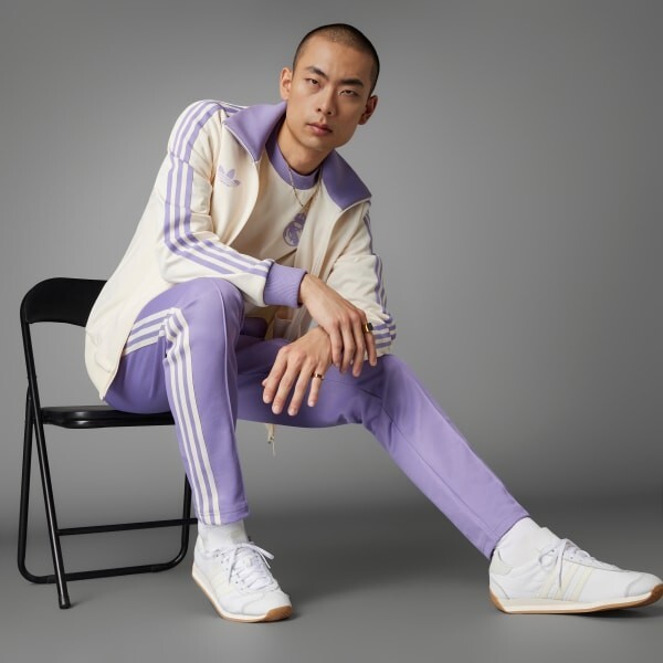 adidas Real Madrid Track Pant Jersey Wonder White Magic