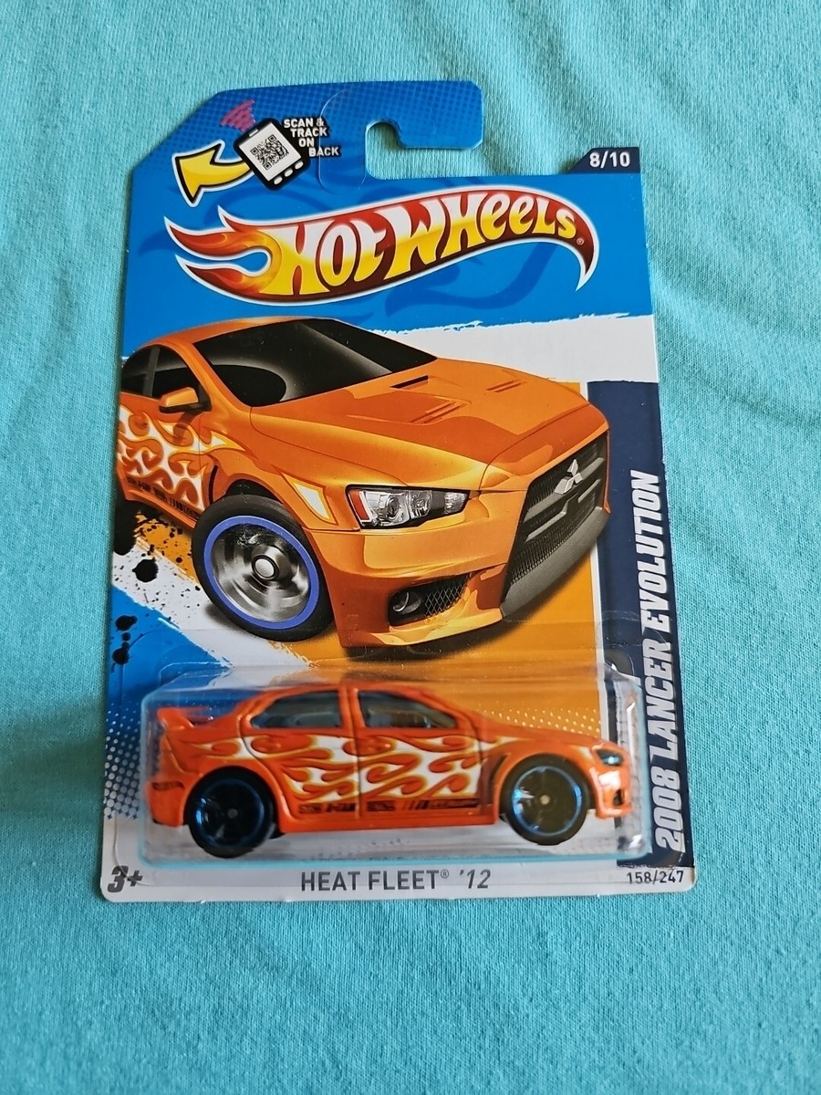 2012 Hot Wheels MITSUBISHI '08 LANCER EVOLUTION 158/247 GREAT CARD