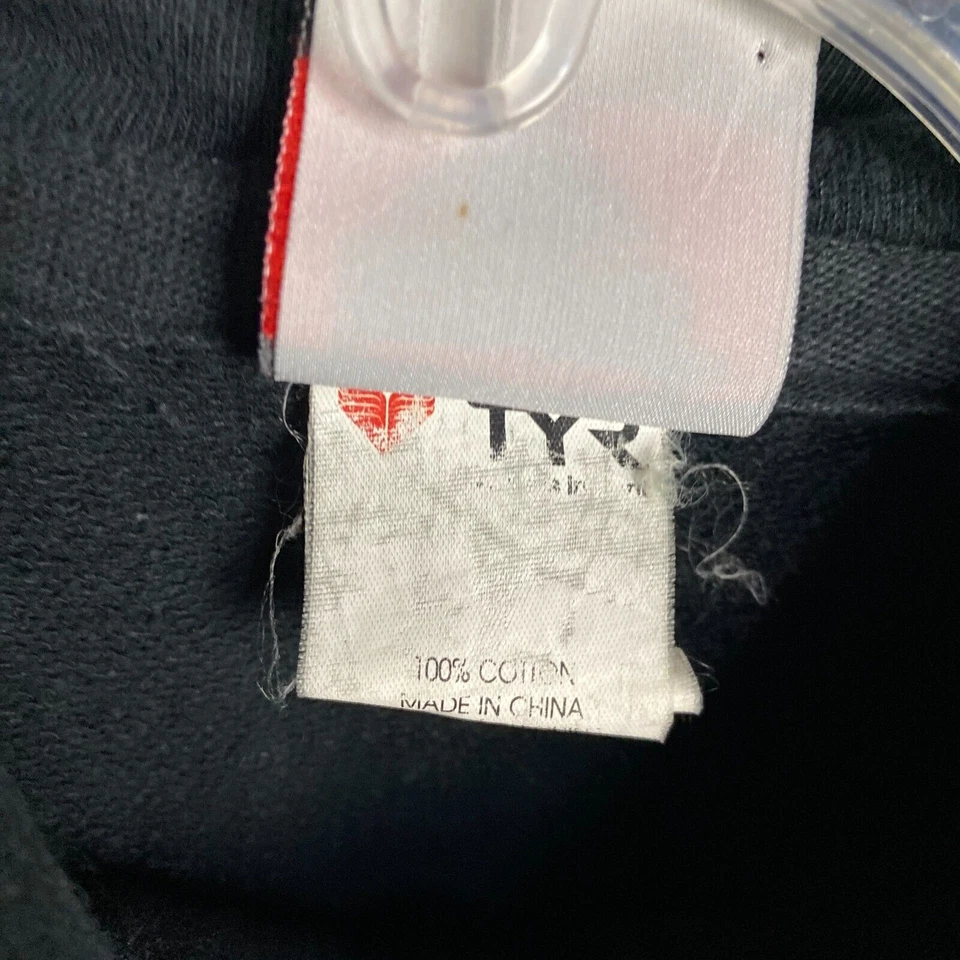 Sudadera con Capucha TYR Para Mujer Mediana Cremallera Completa Envejecida 100% Algodón Cordón M Foto 4 de 4