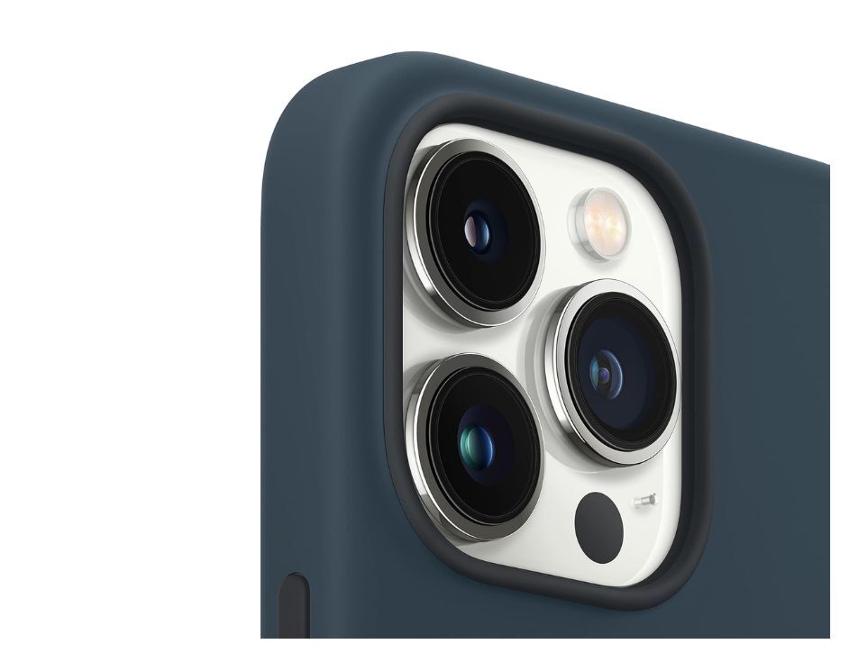 Apple Silicone Case with MagSafe for iPhone 13 Pro - Abyss Apple Silicone Case with MagSafe for iPhone 13 Pro - Abyss