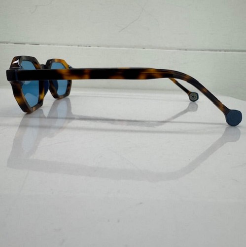Occhiali da sole Kyme Otis Col 02 48 21 145 Havana Blue Lens 100% Authentic - Picture 3 of 9