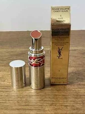Yves Saint Laurent Rouge Volupte Candy Glaze Double Care Balm 4 Nude Pleasure