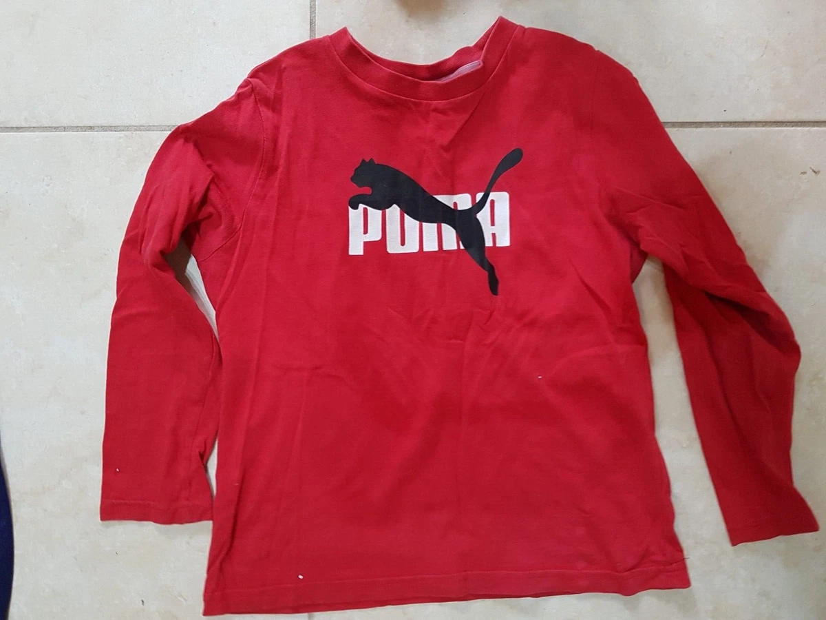 T shirt cheap puma bambino rosse