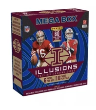 2023 Panini Illusions Football Factory Sealed Mega Box