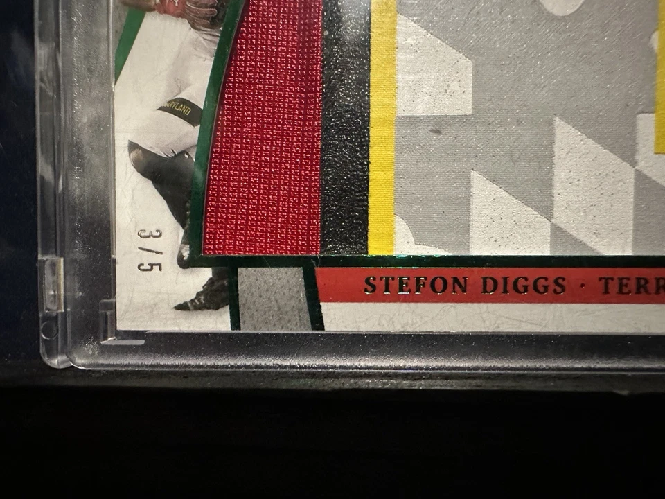 2021 Immaculate Collegiate Stefon Diggs Jumbo Patch /5 - Image 3 of 3