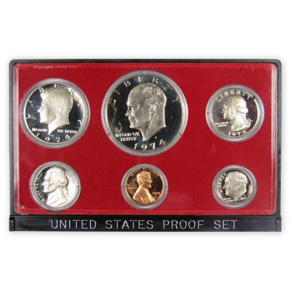1974 Clad Proof Set U.S. Mint Original Government Packaging OGP - Image 2 of 4