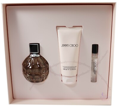 Jimmy Choo For Women 3 Pcs Set W/ 3.3/3.4 oz. EDP Spray For