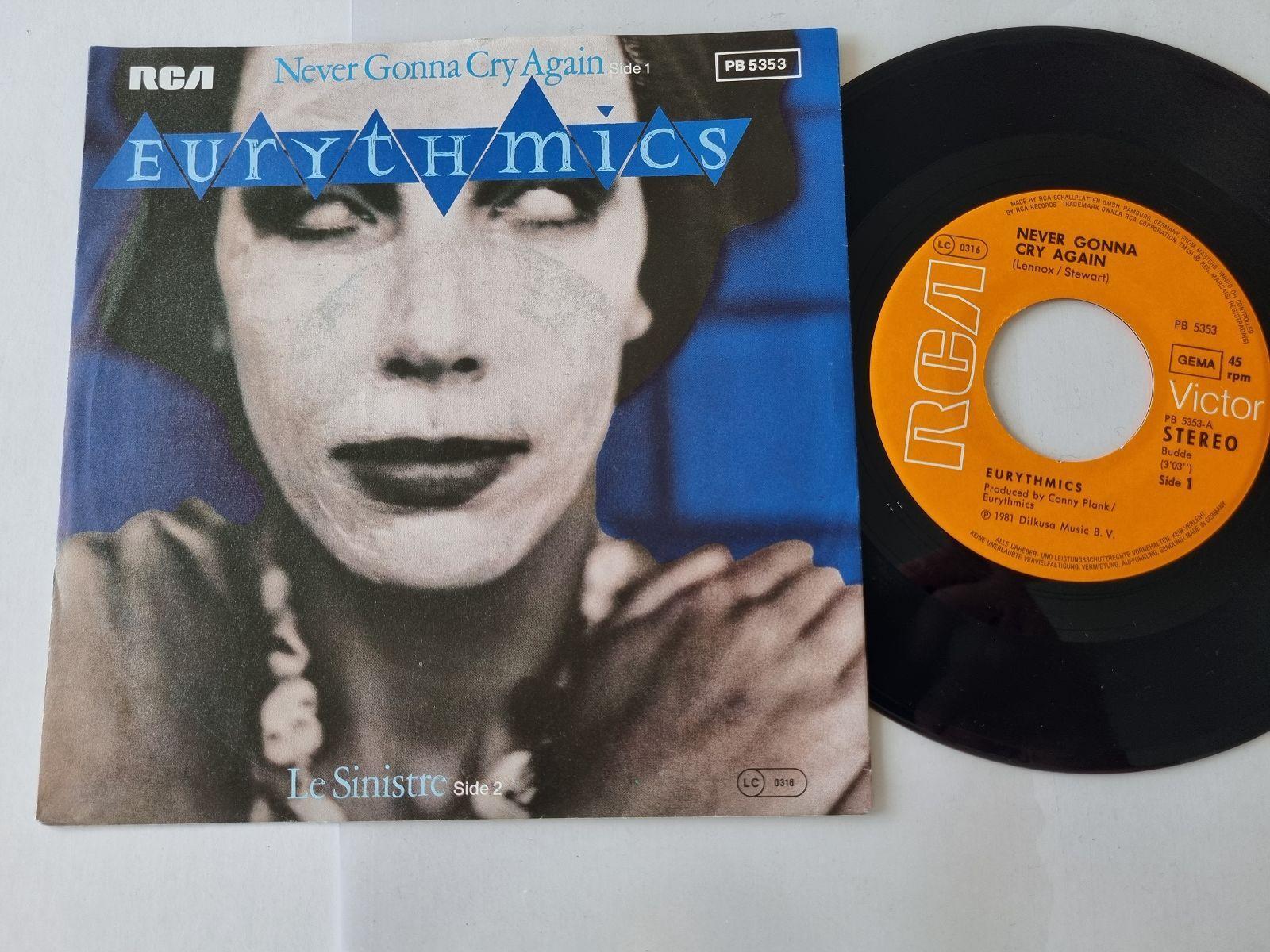 7"" Single Eurythmics - Never gonna cry again Vinyl Germany