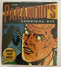 Paranoid Survival Kit Everyone is out to get you~ Great Gag Gift~ NEW Sealed!