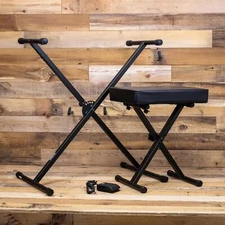 Open Box On-Stage KPK6520 Keyboard Acessory Pack with Stand Bench Sustain Pedal