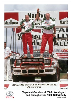 Marlboro Safari Rally Kenya Toyota Wins Poster Ebay