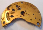 ELGIN 18 SIZE LOWER PLATE W/ 6 JEWELS MODEL 5 OPEN FACE  ---  BB-637