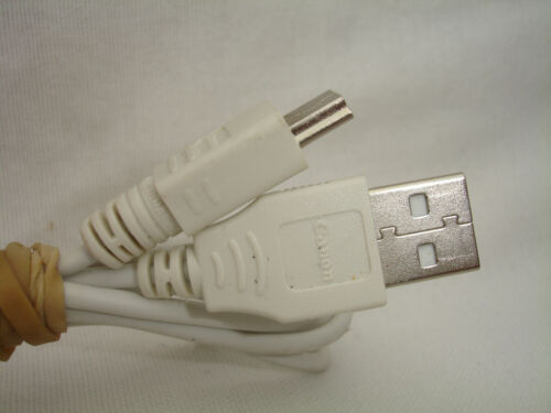 GENUINE Sync Data USB Cable Cord For Canon PowerShot E1 ELPH 170 IS ELPH 180 IS - Picture 2 of 7