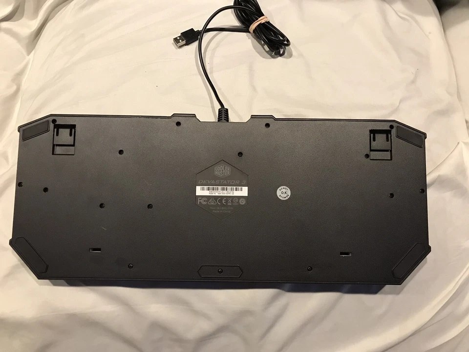 Cooler Master Devastator 3 Gaming Keyboard. Tested And Works. - Image 2 of 2