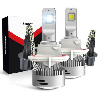 LASFIT 60W H13 9008 LED Headlight Bulbs High Low Beam Super Bright LAPlus Series