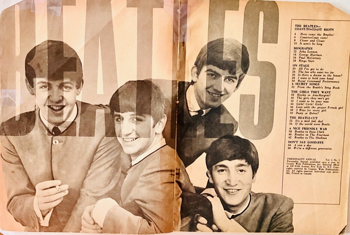 THE BEATLES, Personality Annual, Vol. 1 No. 1, 1994 Vintage  