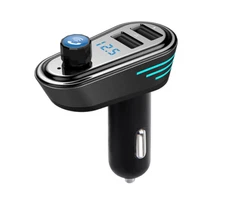 MP3 Radio Player Charger With Dual USB Wireless Bluetooth Car FM Transmitter