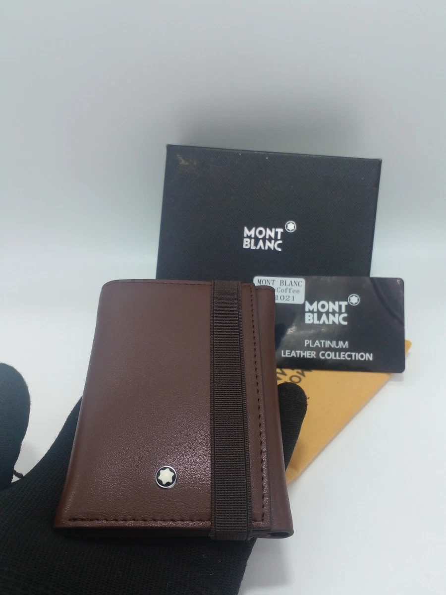 Montblanc Brown Leather Wallets for Men for sale | eBay