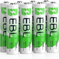 EBL AAA Akku 1100Mah 8 StüCk - Wiederaufladbare Batterien