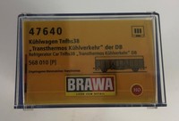 "Brawa 47640 H0 KüHlwagen Tnfhs38 \"Transthermos\" 568 010 Ep. Iii Db"