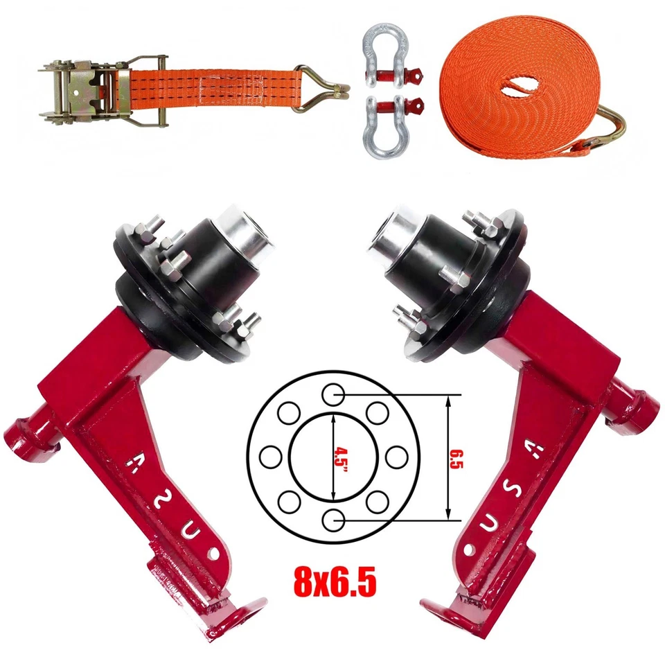 New upgrade superior Shipping Container Wheels/8x6.5 Lug/Container mobile Kits - Image 2 of 4