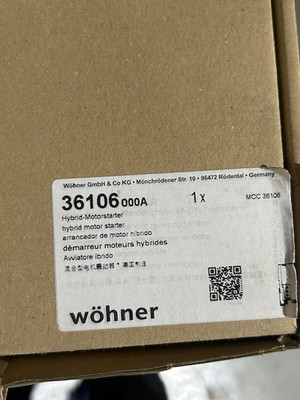36106 WOHNER HYBIRD- MOTOR STARTER