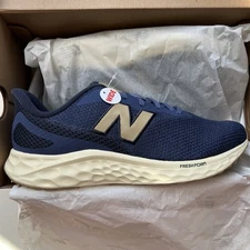 New Balance Fresh Foam Arishi v4 Running Shoes Blue Beige 4E WIDE Sizes NEW
