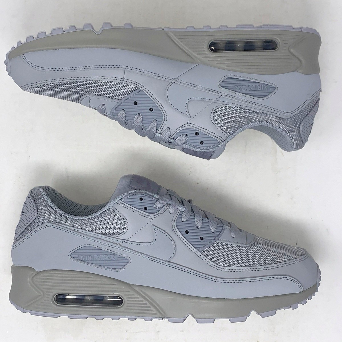 Size 14 - Nike Air Max 90 Triple Grey for sale online | eBay