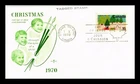 Dr Jim Stamps Canada 1970 Christmas Tagged Stamp First Day Cover Rose Craft